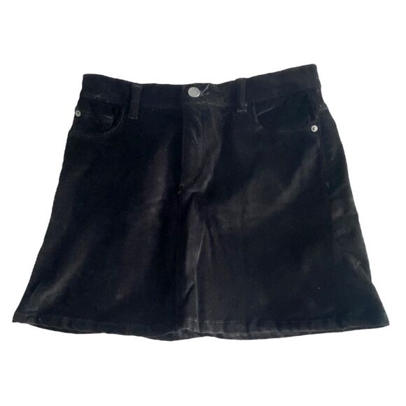 Dl1961 | Tween Girls’ Black Velvet Jenny Mini Skirt Size 16 - Picture 2 of 10